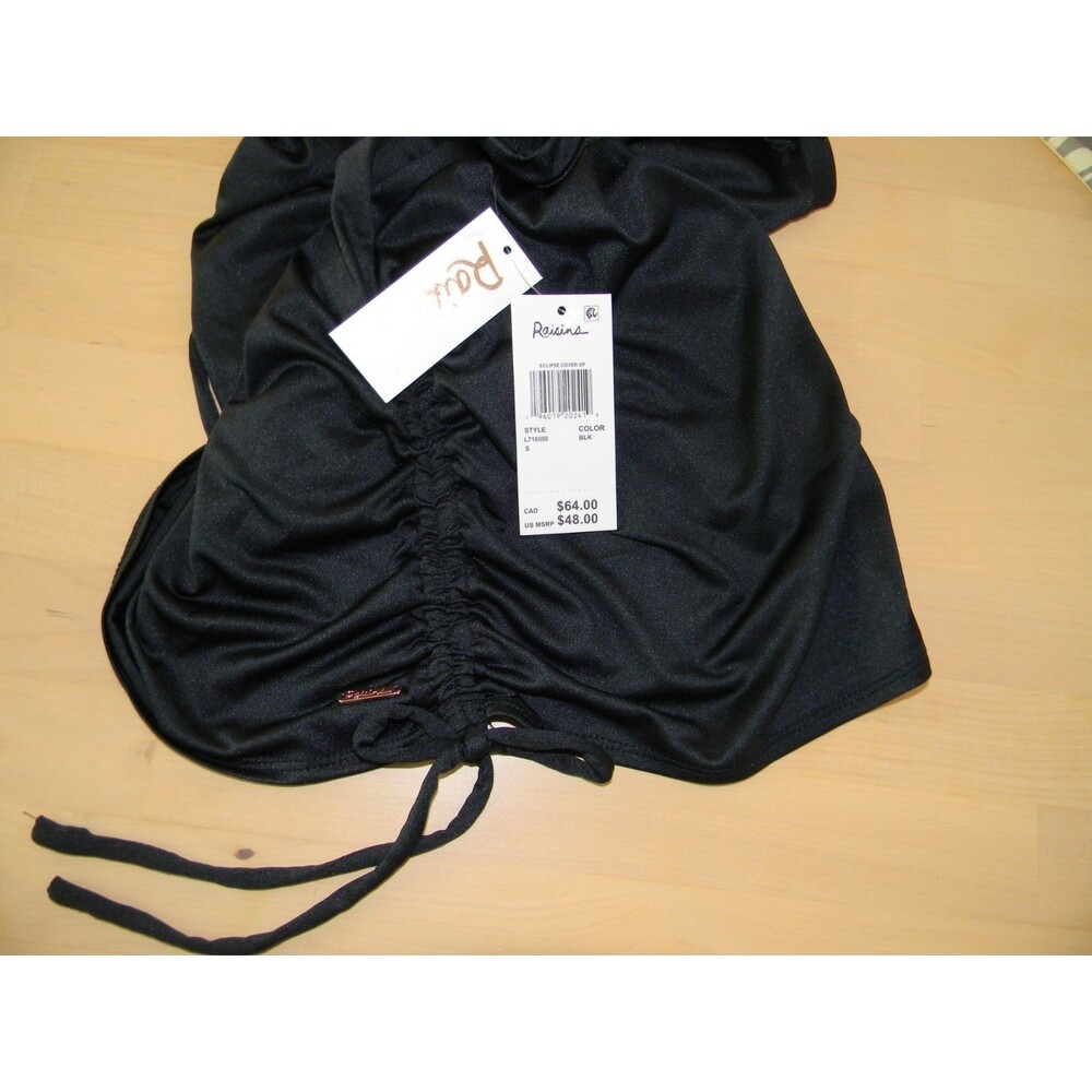 Raisins Eclipse Swim Cover Up Black Bathing Suit Size Small NWT - Picture 5 of 5